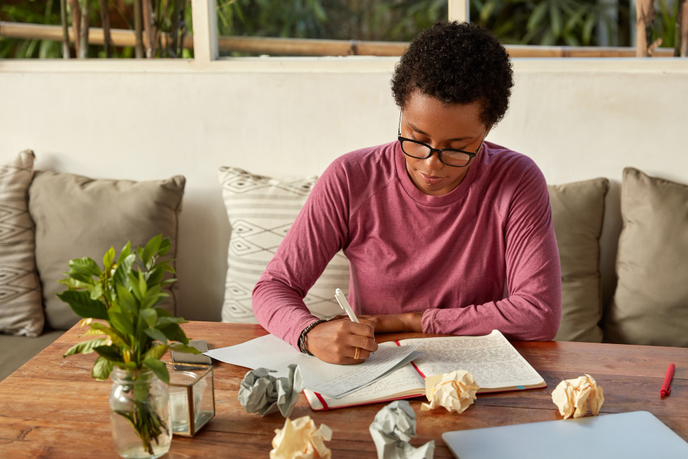 Journaling to clear mind