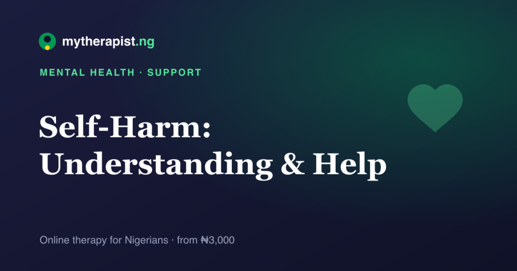 A gentle, hopeful illustration representing support and recovery — Mytherapist.ng