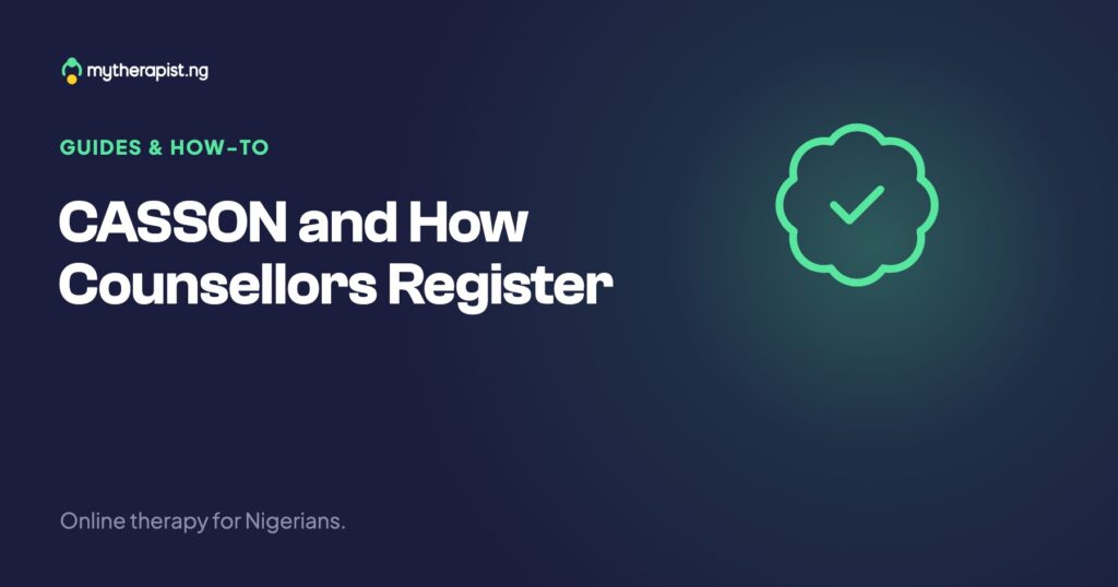 CASSON and How Counsellors Register